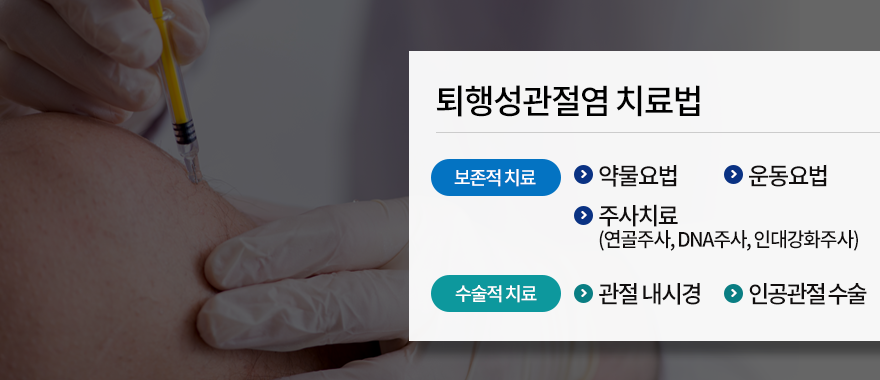 퇴행성관절염 치료법